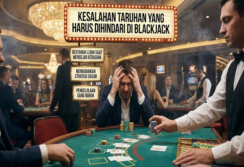Kesalahan Taruhan yang Harus Dihindari di Blackjack