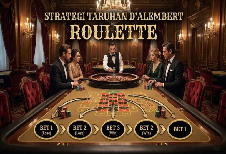 Strategi Taruhan D’Alembert di Roulette